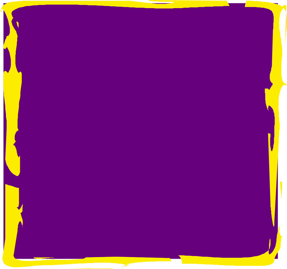 Purple and Yellow Square Frame Clipart - Borders and Frames Collection