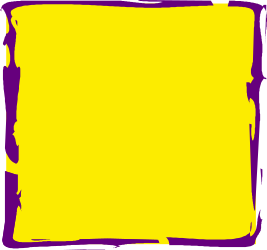 Yellow Square with Black Border Clipart - Stylish Borders and Frames