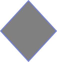 Borders & Business: Square Clipart with Blue Center