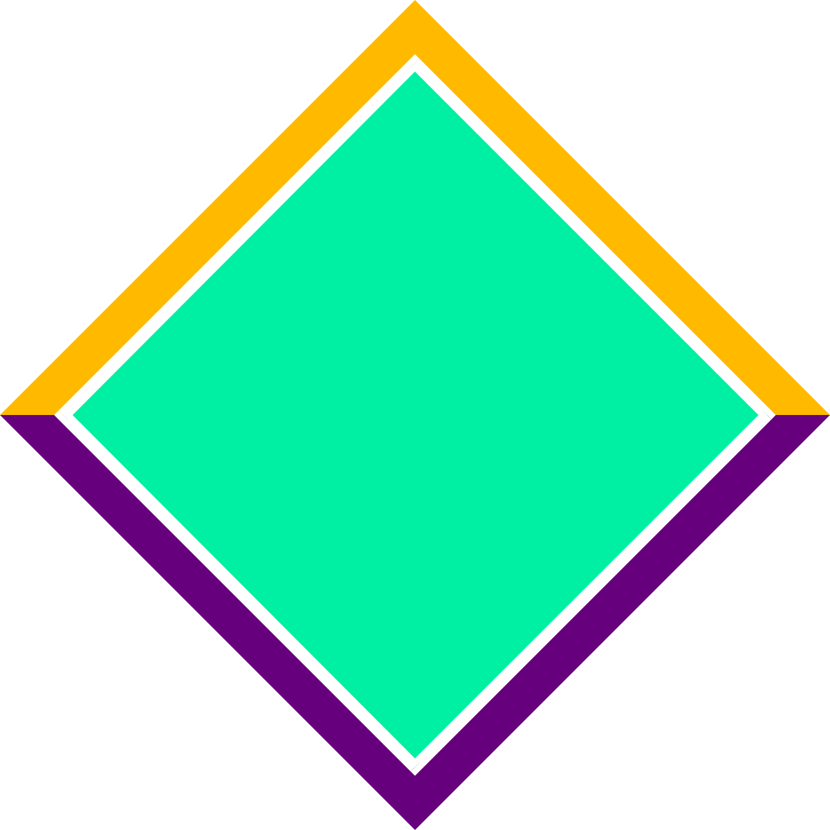 a green and purple diamond clip art png transparent Green and Purple Diamond Clipart - Unique Borders and Miscellaneous Designs