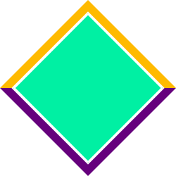 Green and Purple Diamond Clipart - Unique Borders and Miscellaneous Designs