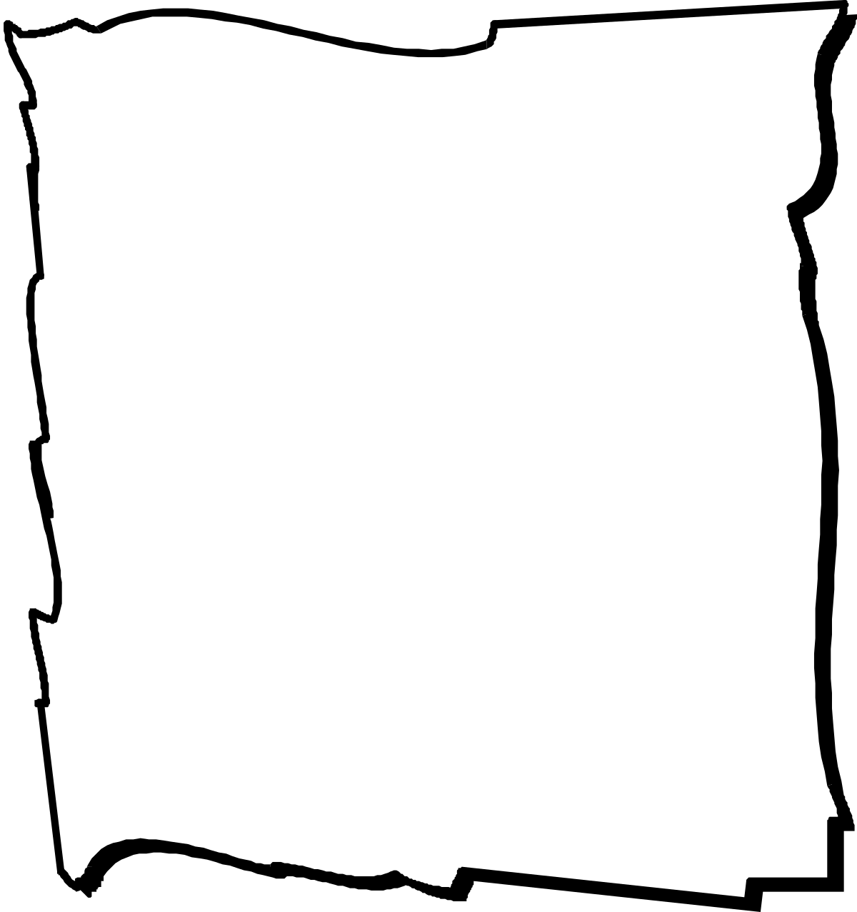 Black Border Clipart - Elegant Blank Paper Design for Creative Projects