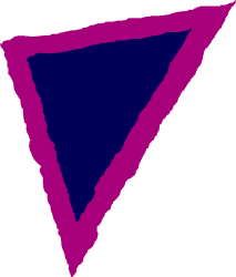 Pink Triangle Clipart - Unique Borders and Miscellaneous Designs