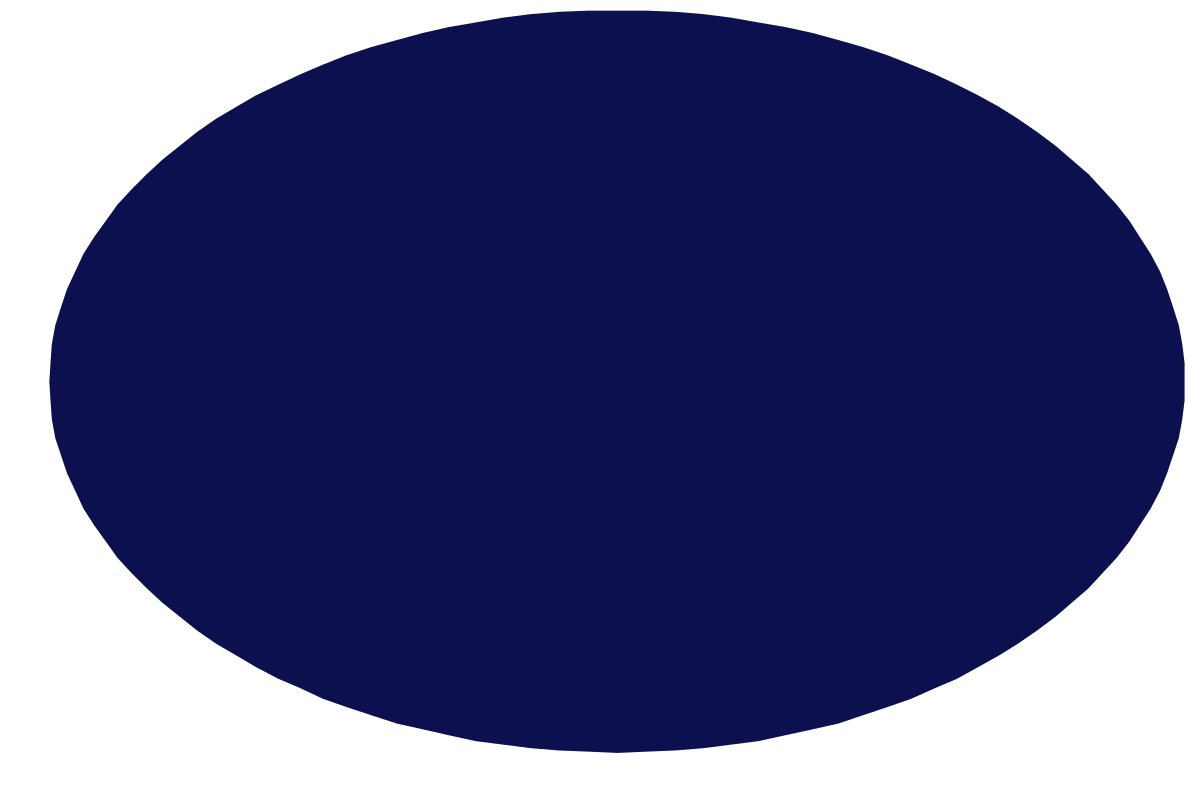 Blue Circle Clipart on White Background - Vibrant and Versatile