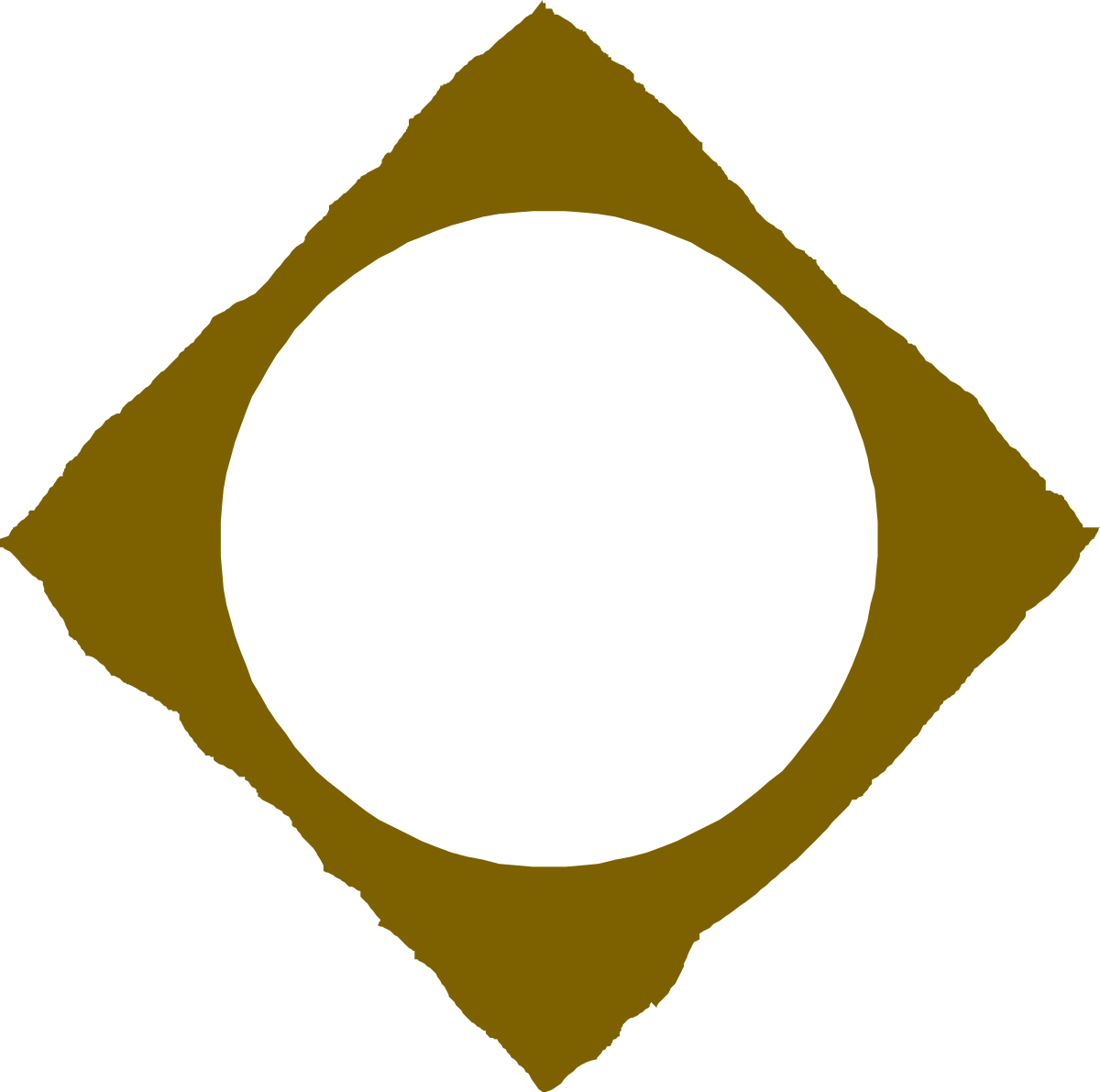 Gold Diamond on Black Background - Elegant Clipart for Stylish Designs