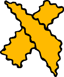 Yellow New Zealand Map Clipart for Creative Projects