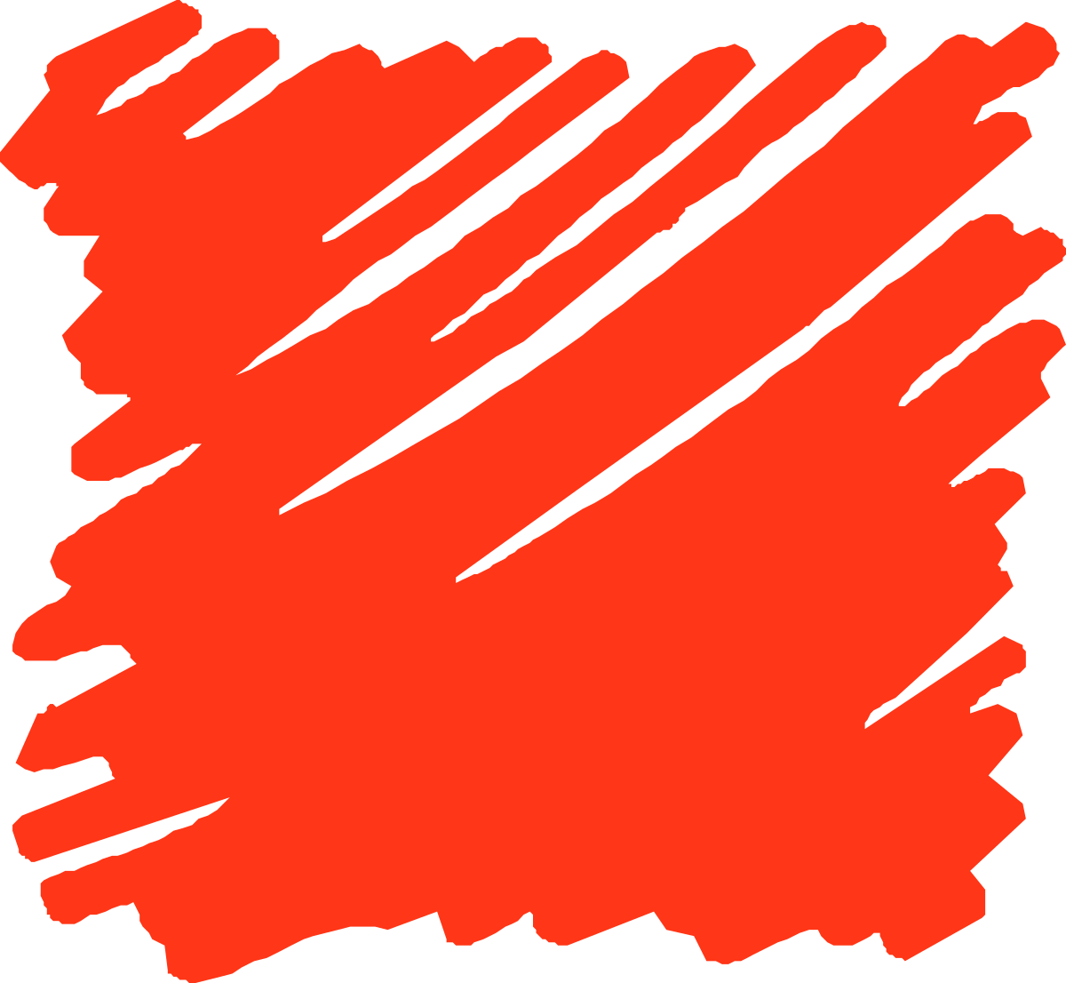 a red paint stroke on a black background clip art png transparent Red Paint Stroke on Black Background Clipart - Artistic Borders & Miscellaneous Designs
