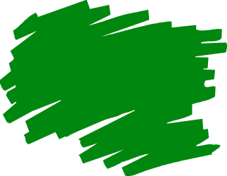 Green Paint Stroke Clipart - Vibrant Borders for Creative Design