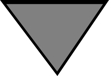 Triangle Clipart on Black Background - Elegant Border Design