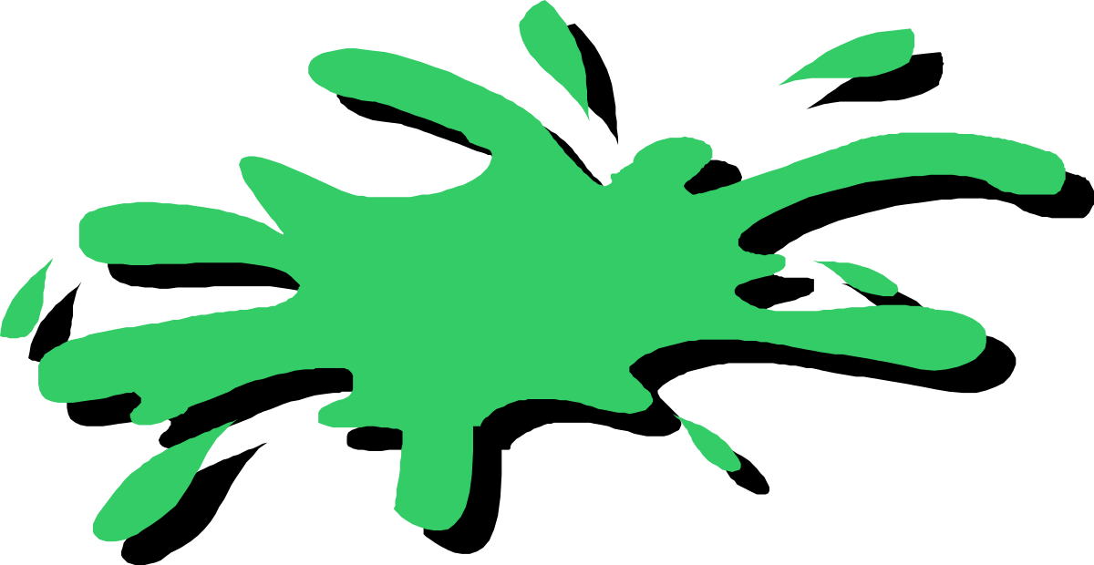 a green paint splash clip art png transparent Vibrant Green Paint Splash Clipart for Creative Projects