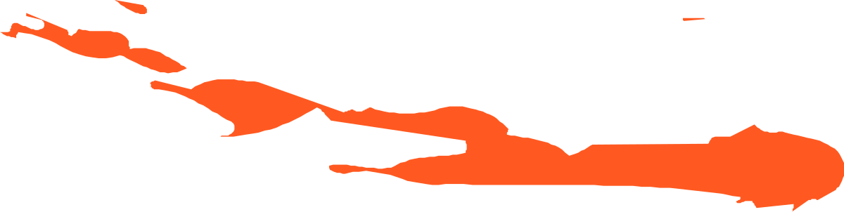Hawaii Highlighted Map Clipart - USA States Borders