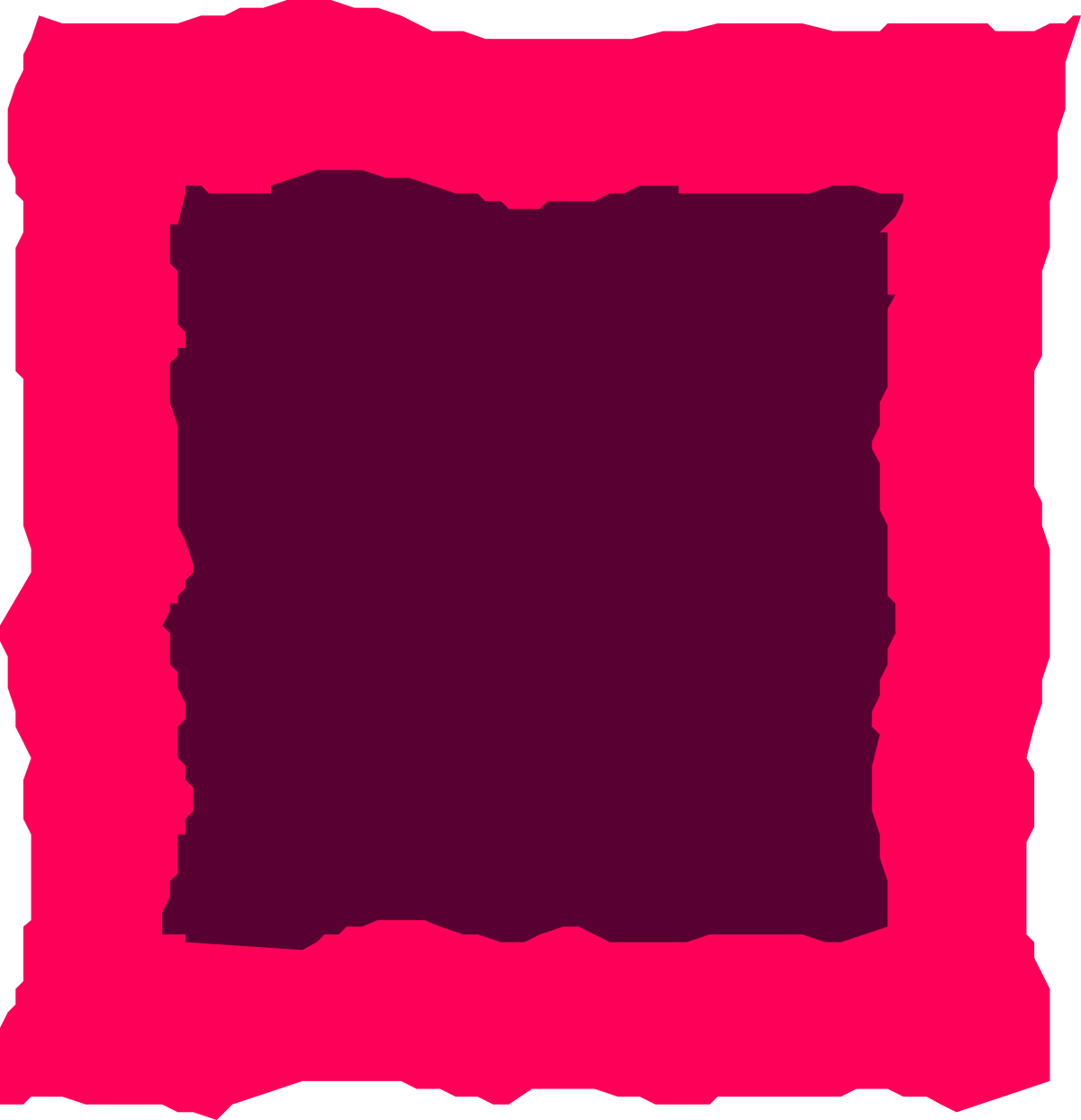 Square Black Background Frame - Elegant Borders & Frames Clipart