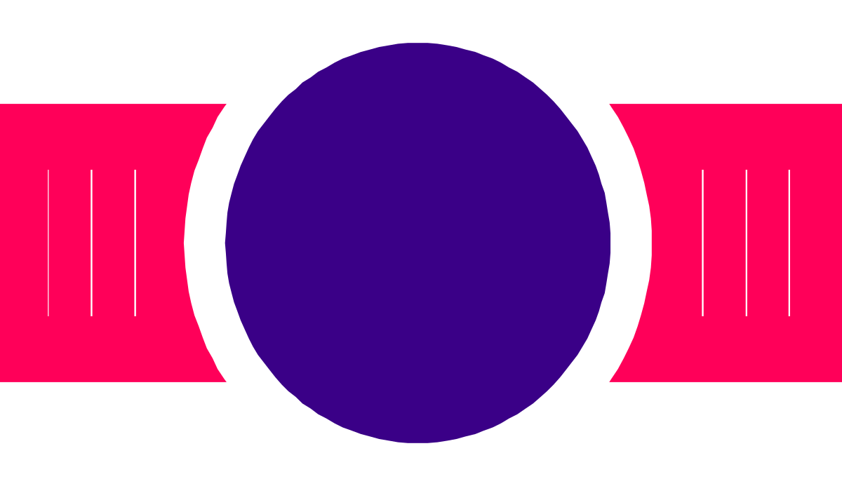Purple Oval Clipart with White Outline - Stylish Borders & Miscellaneous Designs