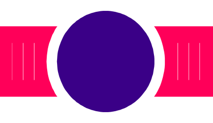 Purple Oval Clipart with White Outline - Stylish Borders & Miscellaneous Designs