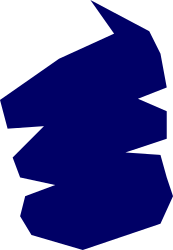Blue Paper Clipart with Central Hole - Versatile Borders and Miscellaneous Graphics