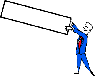 Kite Clipart: A Man in a Suit Holding a Colorful Kite
