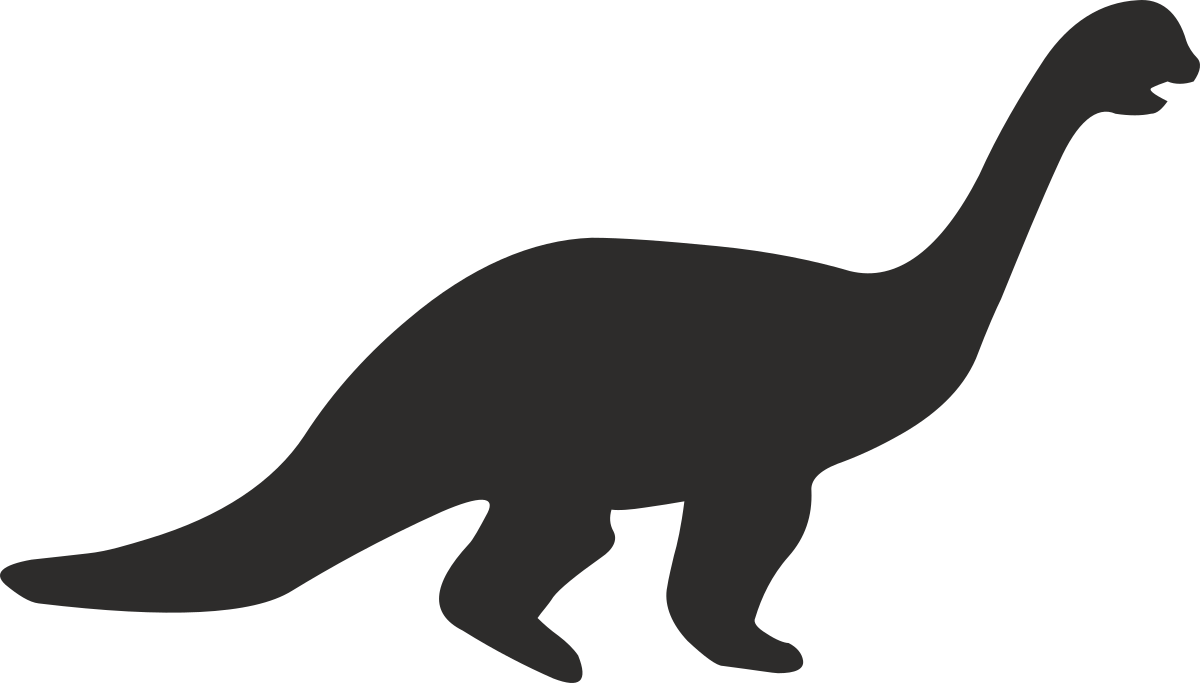 Dinosaur Silhouette Clipart: Bold and Dynamic Designs