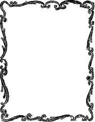 Black and White Photo Frame Clipart: Elegant Borders and Frames Design
