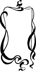 Black and White Silhouette of a Man's Face Clipart - Versatile Borders & Miscellaneous Design