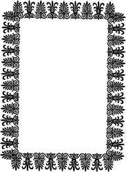 Borders and Frames Clipart - Unique Black and White Design