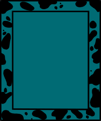 Heart-Embellished Square Frame Clipart for Creative Designs
