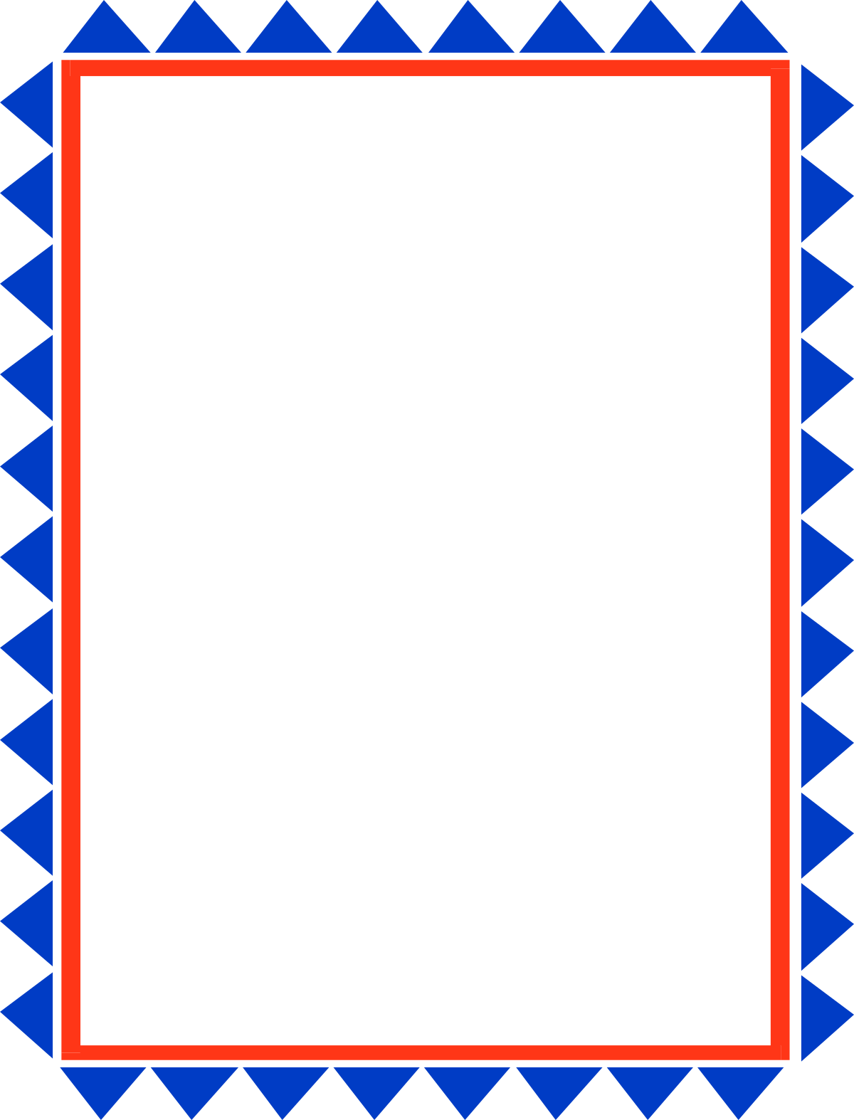 Vibrant Red Border Square Frame Clipart for Creative Projects