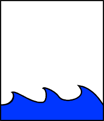 Blue Wave Clipart - Elegant Borders & Bars Design