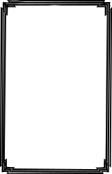 Elegant Square Frame with Black Border Clipart for Versatile Design