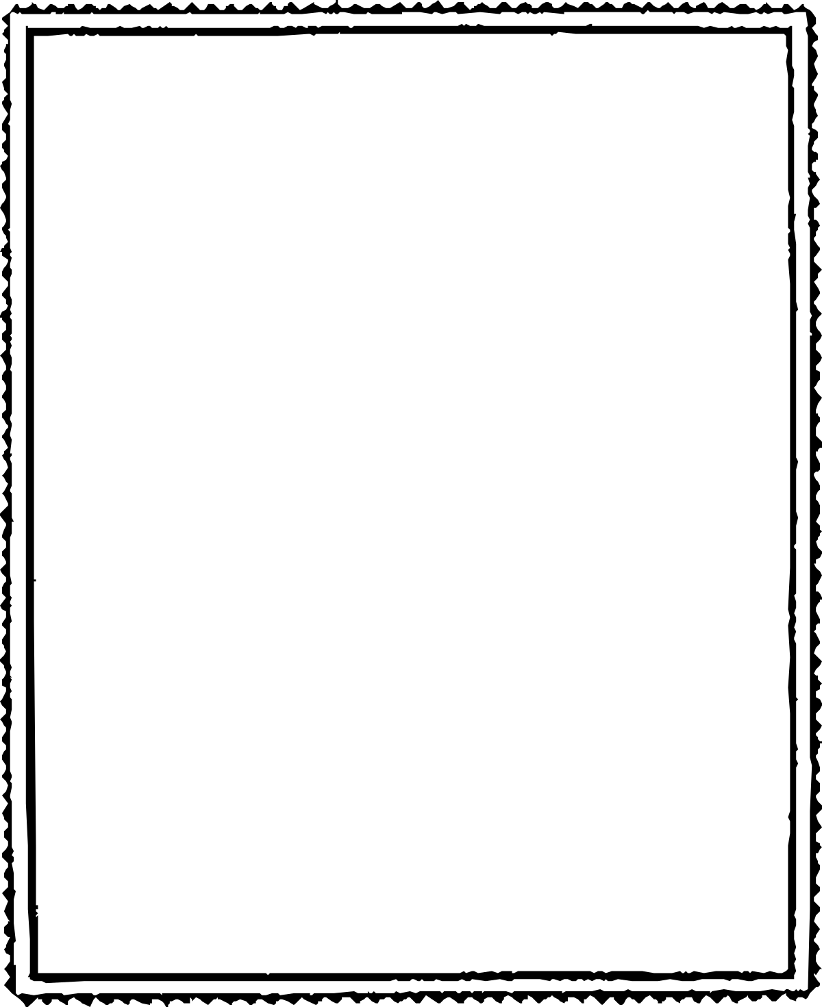 Blank Paper with White Background - Versatile Borders and Frames Clipart
