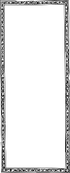 Black and White Floral Pattern Frame Clipart - Elegant Borders & Frames