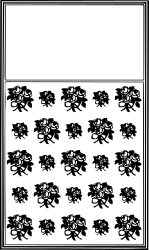 Black and White Floral Border Clipart for Elegant Designs
