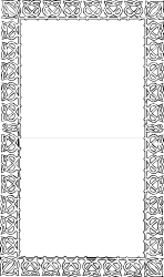Celtic Border Design: Elegant Black and White Square Clipart