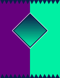 Purple and Green Diamond Clipart Background - Vibrant Borders and Miscellaneous Designs