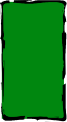 Green Paint Brush Stroke Clipart - Vibrant Borders and Frames