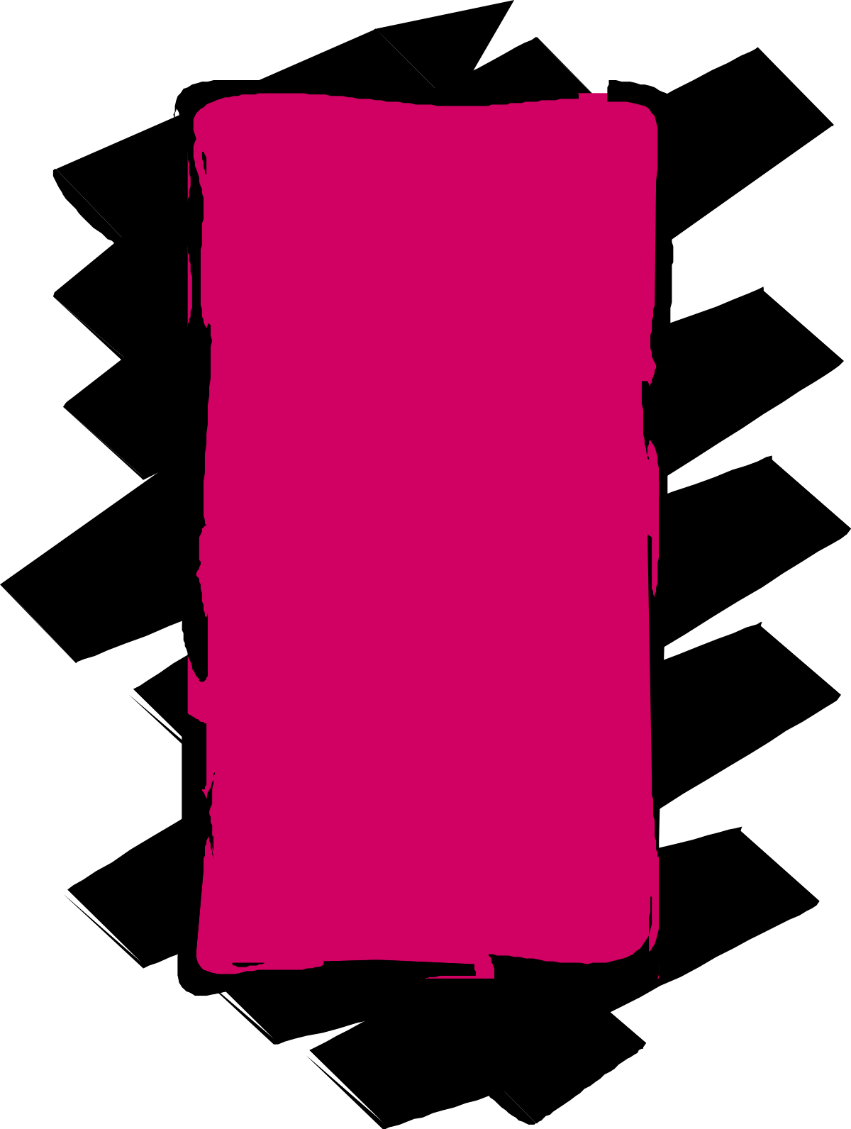 a pink paint stroke on a black background clip art png transparent Pink Paint Stroke on Black Background Clipart - Artistic Borders & Miscellaneous Designs