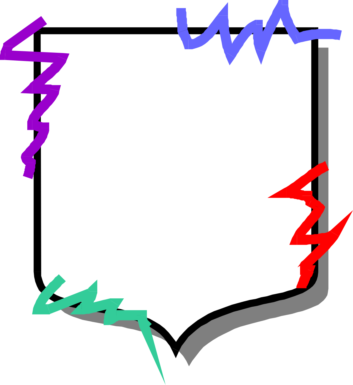 a white shield with colorful arrows around it clip art png transparent Colorful Arrow Surrounding White Shield Clipart for Creative Projects