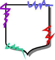 Colorful Arrow Surrounding White Shield Clipart for Creative Projects
