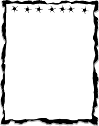Blank Paper with Stars Clipart - Versatile Decorative Background