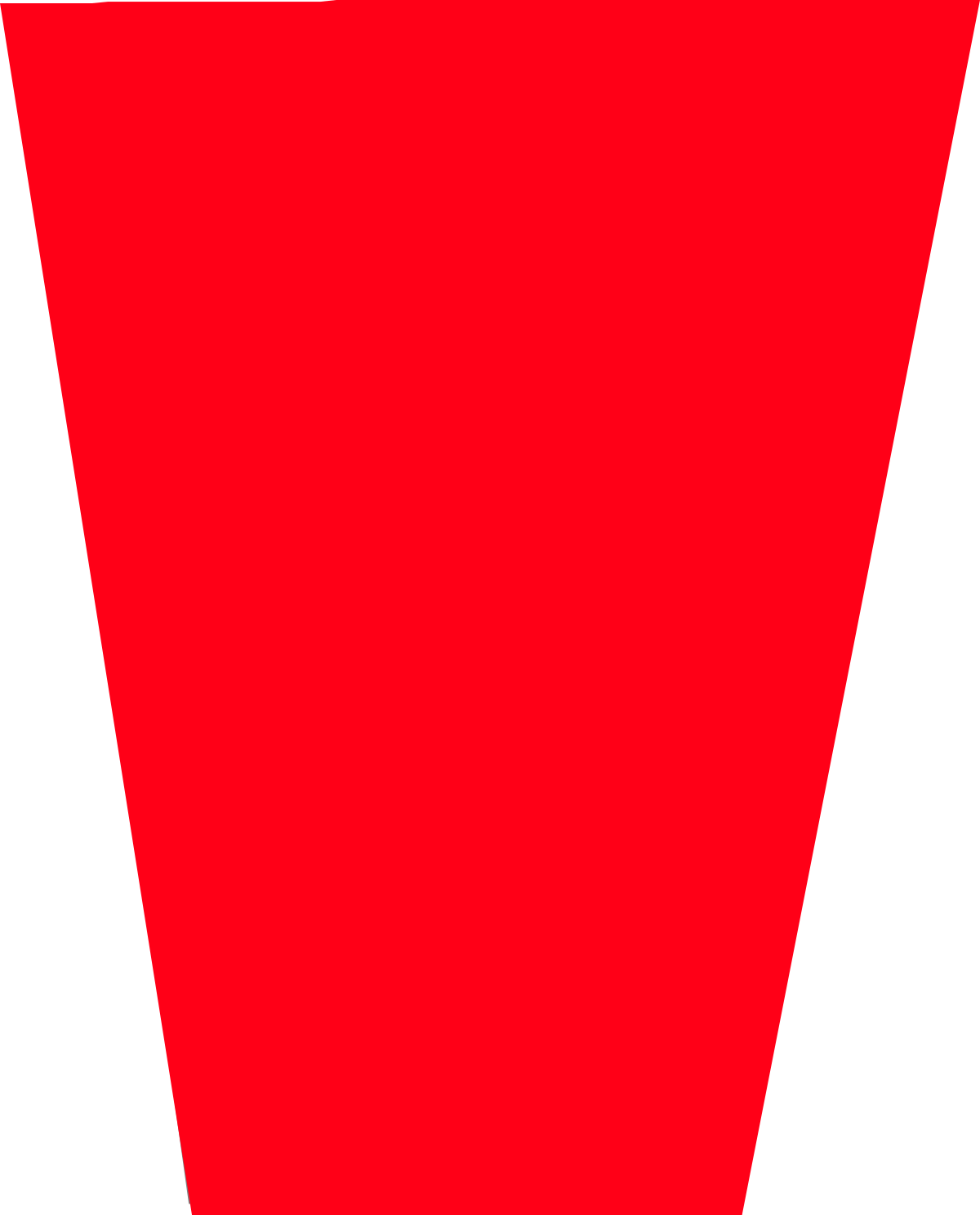 Red Triangle Clipart on Black Background - Perfect for Borders & Graphics