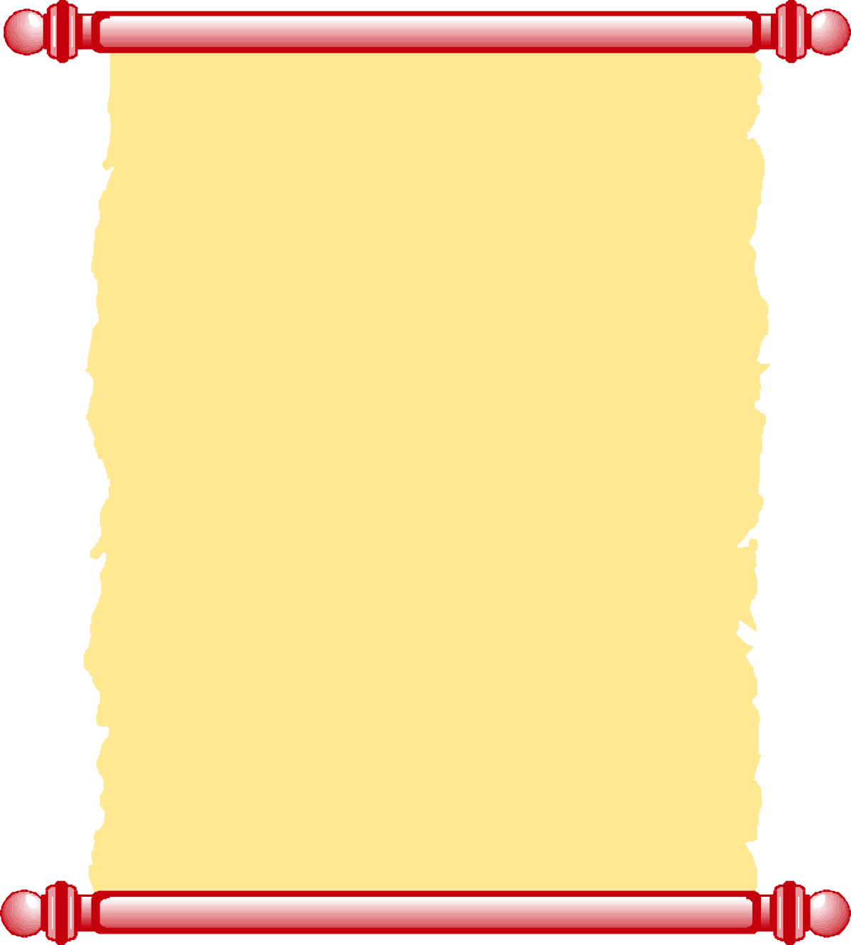 Borders Business Clipart: Scroll with a Scroll Design for Professional Use