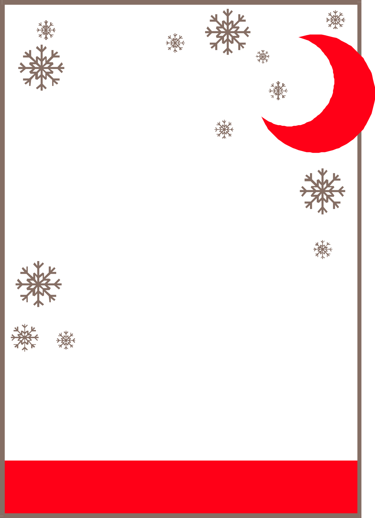 a black and white christmas card with snowflakes clip art png transparent Black and White Christmas Card with Snowflakes Clipart