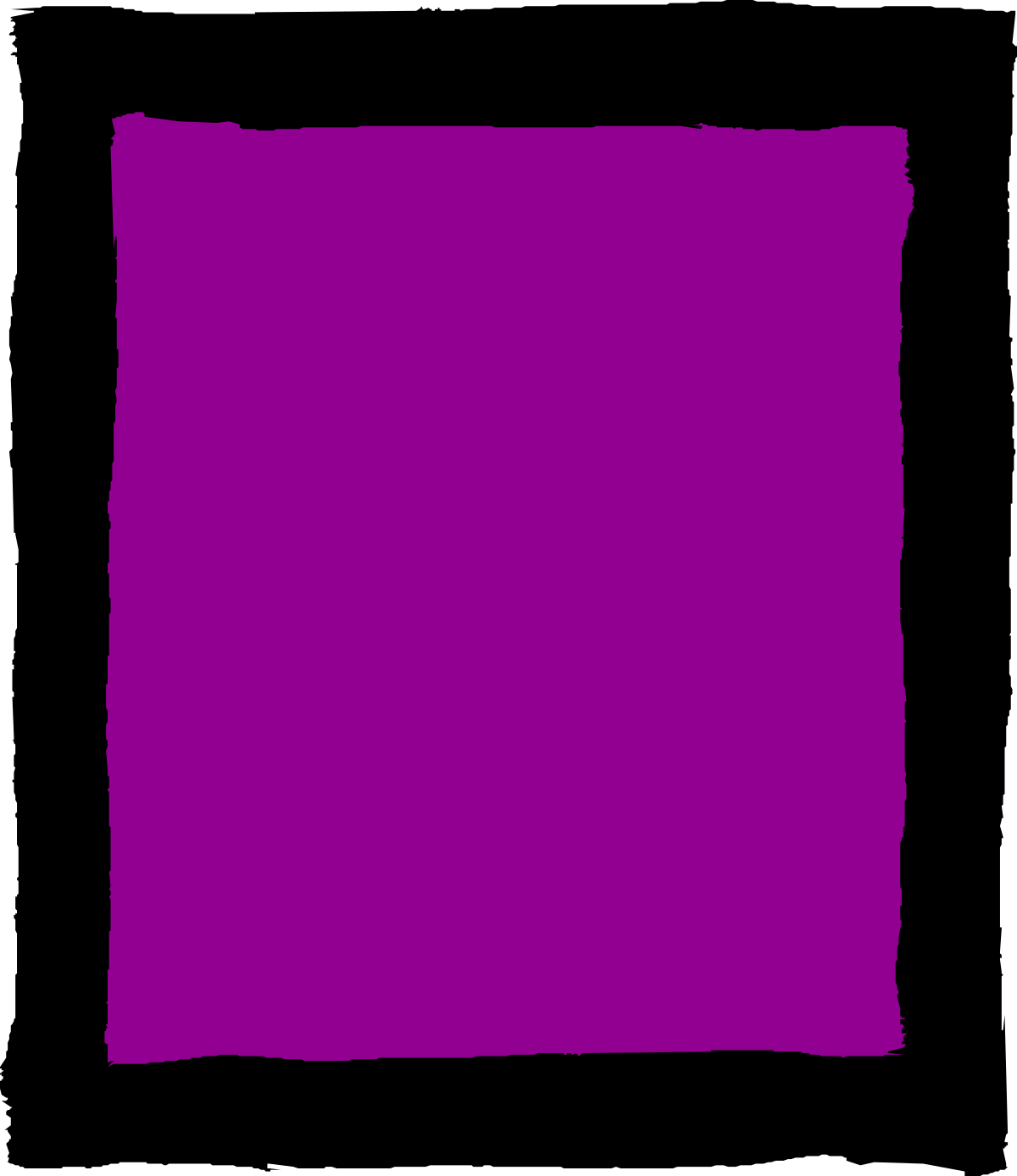 Purple Square Pillow Clipart on Black Background - Creative Decorative Element