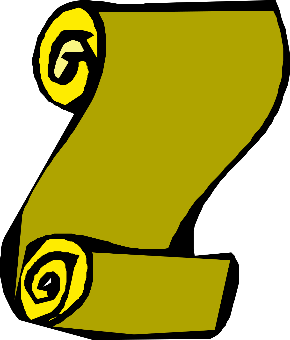 a yellow and black number 2 clip art png transparent Yellow and Black Number 2 Clipart for Business Borders