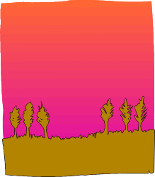 Reaching Hands Clipart: Group of People with Borders and Plants