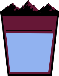 Bucket Full of Water Clipart - Perfect for Business and Creative Borders