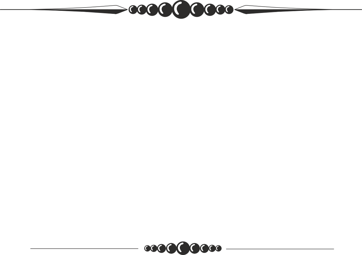 Black and White Photo Frame with Moon - Stylish Borders & Bars Clipart