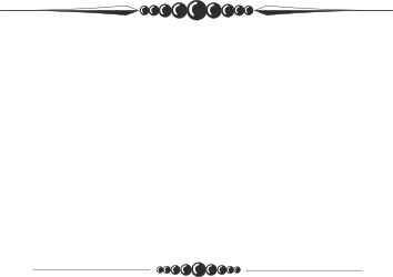 Black and White Photo Frame with Moon - Stylish Borders & Bars Clipart