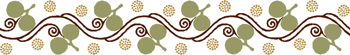 Brown and Green Plant Borders Clipart for Elegant Designs