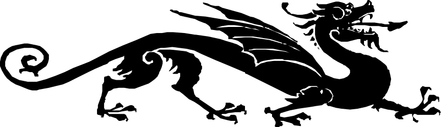 Black and White Clipart of a Man in Darkness - Borders and Bars Design
