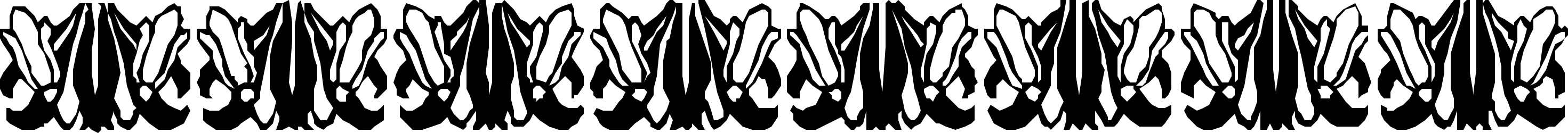 Borders Plants Clipart: Black and White Line Art Background